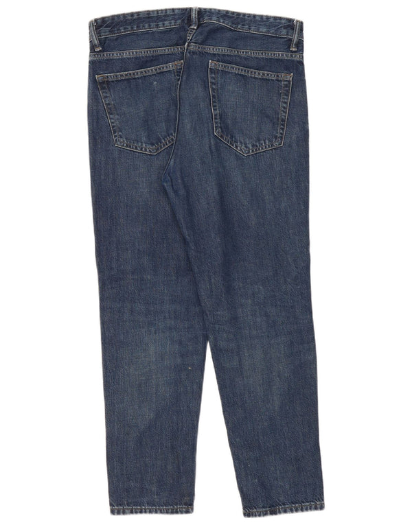 Zara Mens Tapered Jeans EU 42 Grande W32 L28 Azul