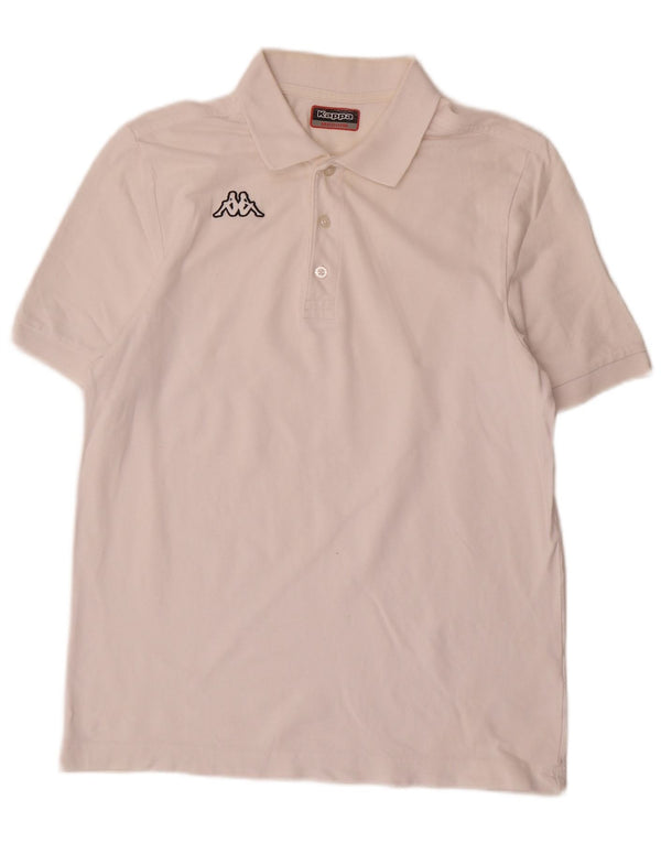 Kappa Mens Polo Shirt Medium White
