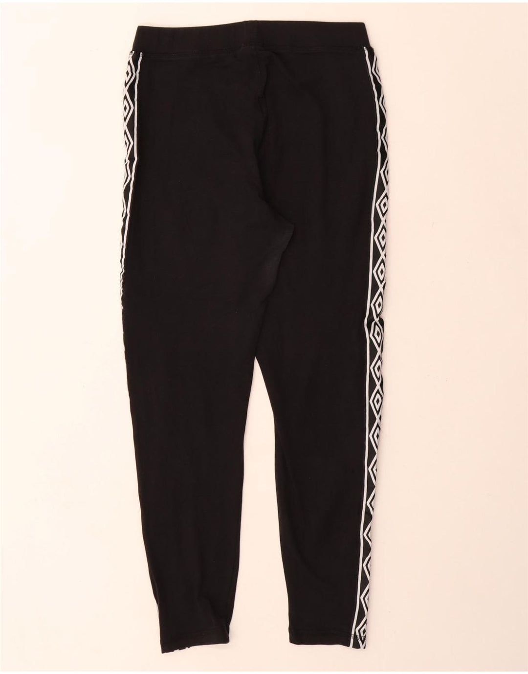 Umbro Leggings Gráficos Femininos Reino Unido 12 Médio Algodão Preto