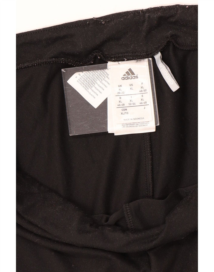 Leggings Adidas Climalite Feminina UK 20/22 XL Preto Poliéster