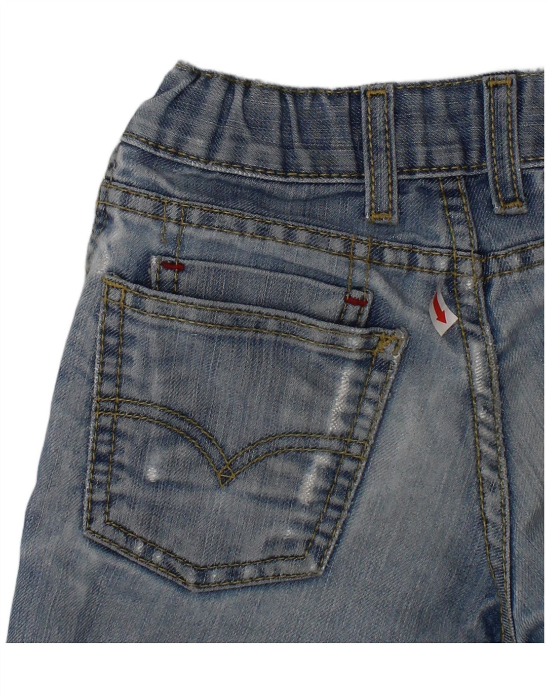 Shorts jeans feminino LEVI'S 3-4 anos W20 algodão azul