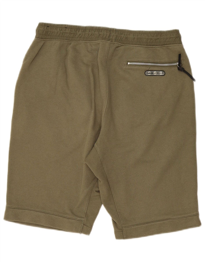 Shorts esportivos gráficos masculinos NIKE médio cáqui algodão