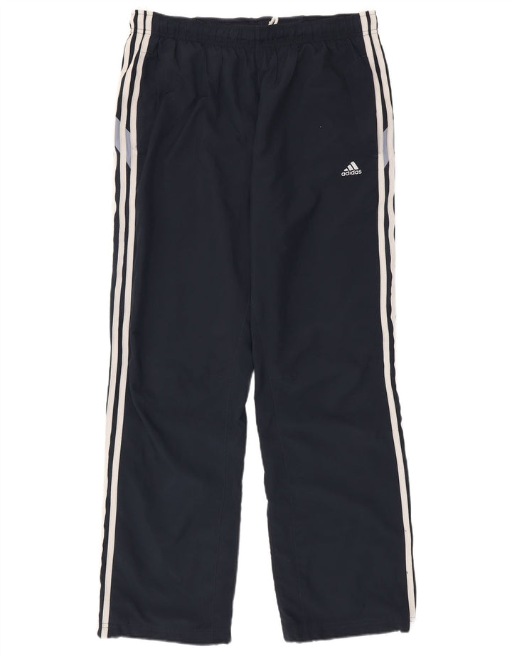 Calça de treino masculina Adidas médio azul marinho poliéster
