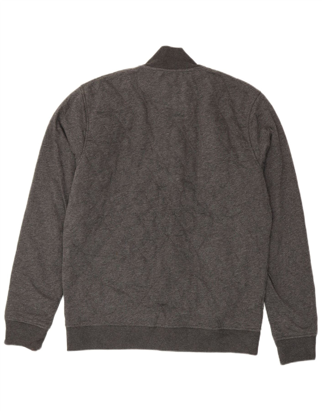 Suéter cardigã masculino Ted Baker tamanho 4 grande algodão cinza