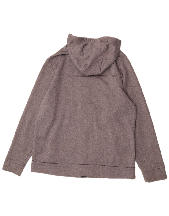 Suéter masculino Under Armour Cold Gear Zip com capuz grande poliéster cinza