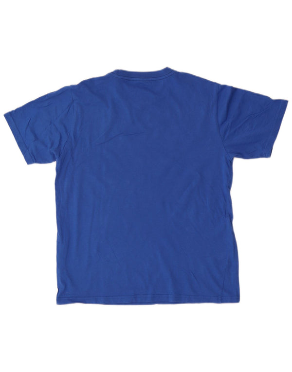Tommy Hilfiger Camiseta gráfica masculina Top 15-16 anos grande algodão azul