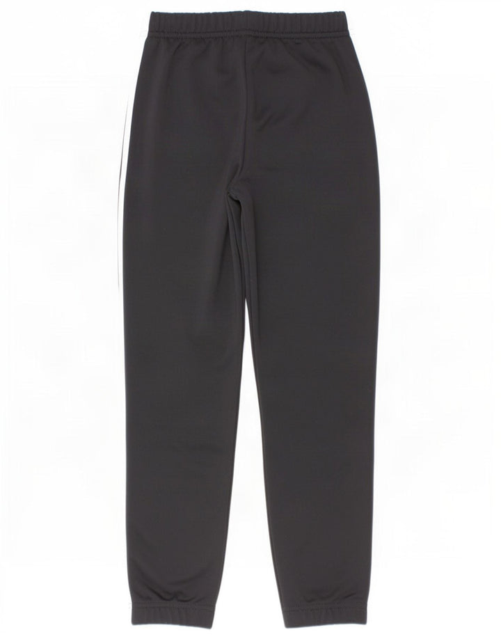 Adidas meninos calças de treino joggers 5-6 anos preto poliéster