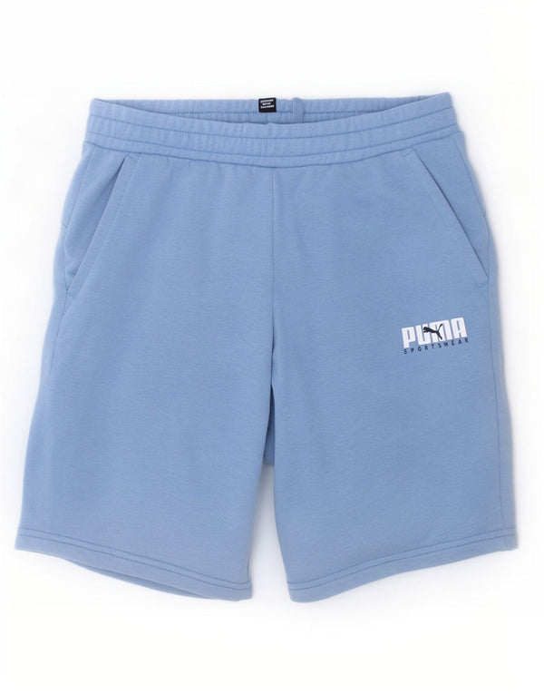 Puma Menino Sport Shorts 13-14 Anos Azul Algodão