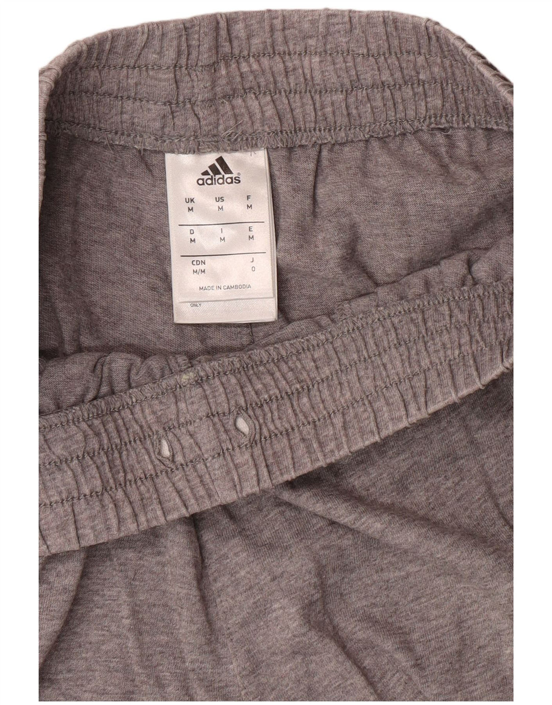 ADIDAS Mens Graphic Sport Shorts Medium  Grey Cotton