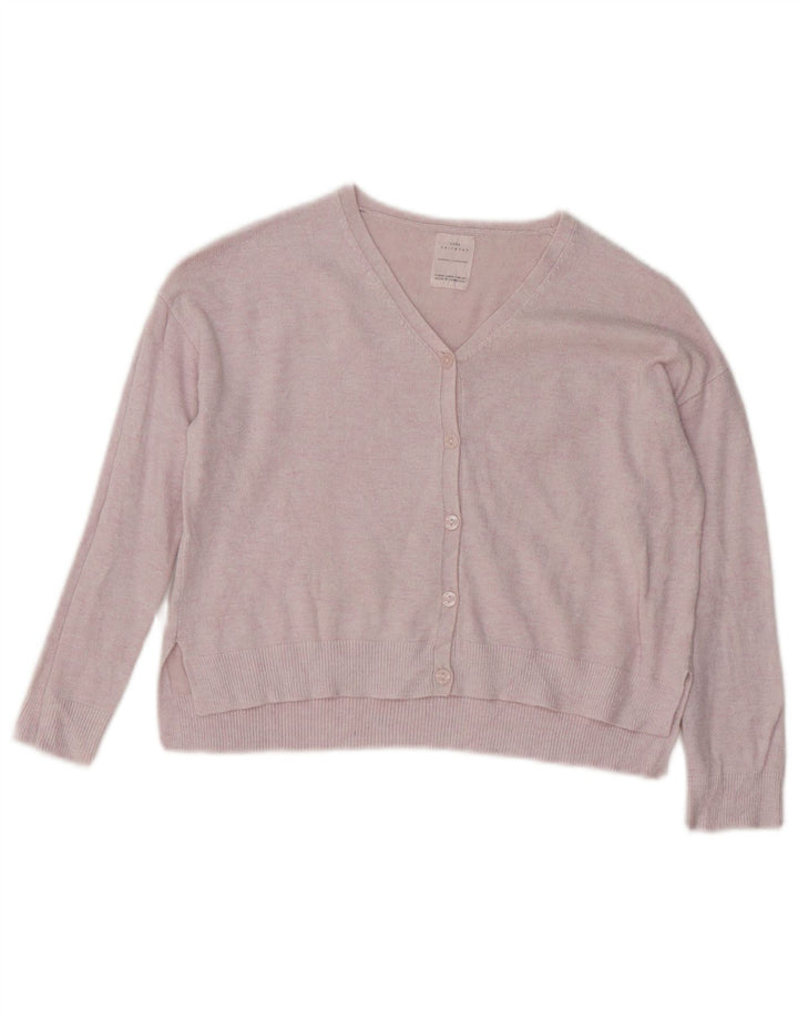 Zara Suéter Cardigan Meninas 7-8 Anos Rosa