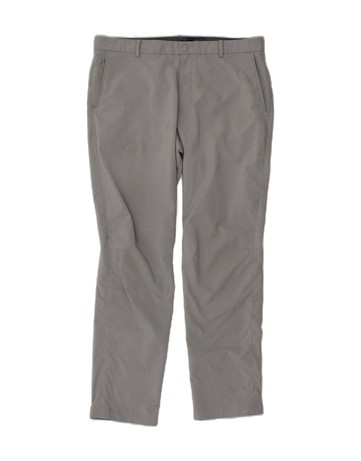 NIKE Womens Straight Hiking Trousers W36 L32  Grey Polyester Vintage Nike and Second-Hand Nike from Messina Hembry 