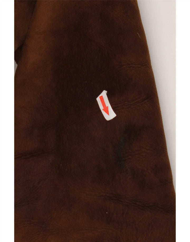 Jaqueta masculina Morlands Shearling UK 38 marrom médio