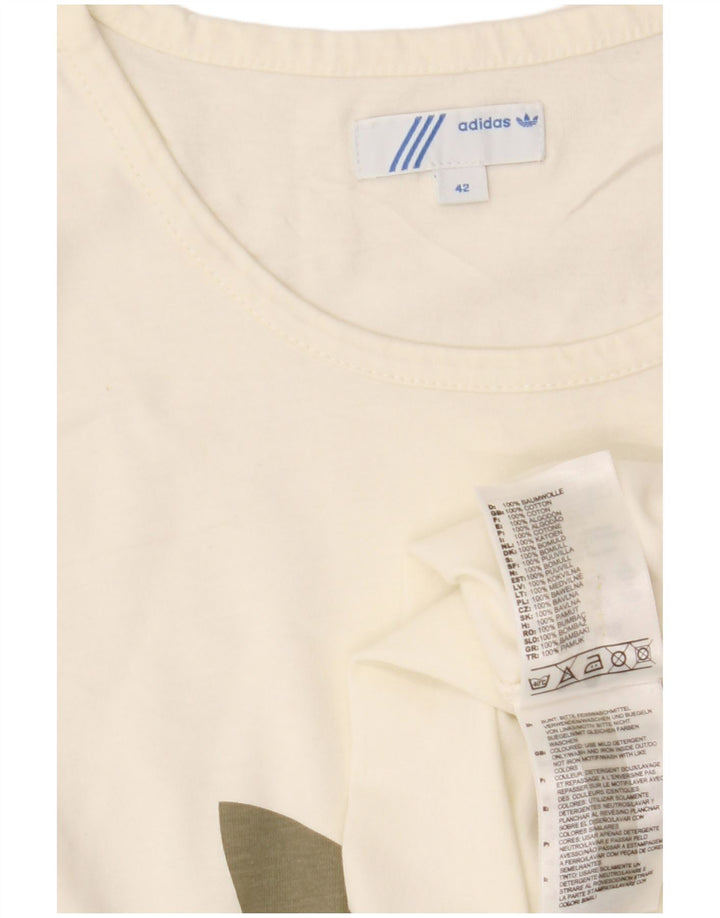 ADIDAS Camiseta Feminina Graphic Top IT 42 Médio Algodão Branco
