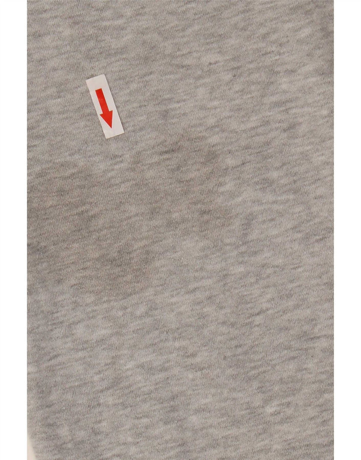 Calça de treino masculina Zara Joggers grande poliéster cinza