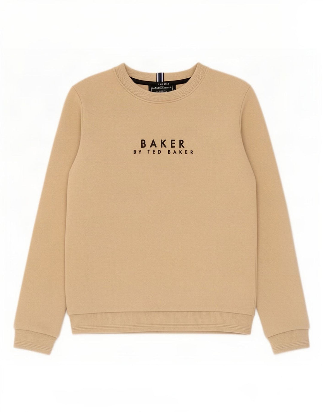 Suéter gráfico Ted Baker Boys 10-11 anos algodão bege