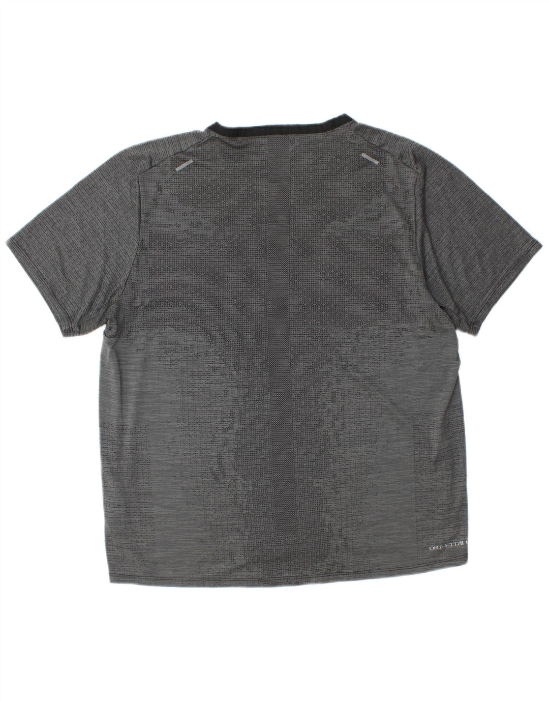 Camiseta Nike Masculina Dri Fit Top Grande Cinza Poliéster