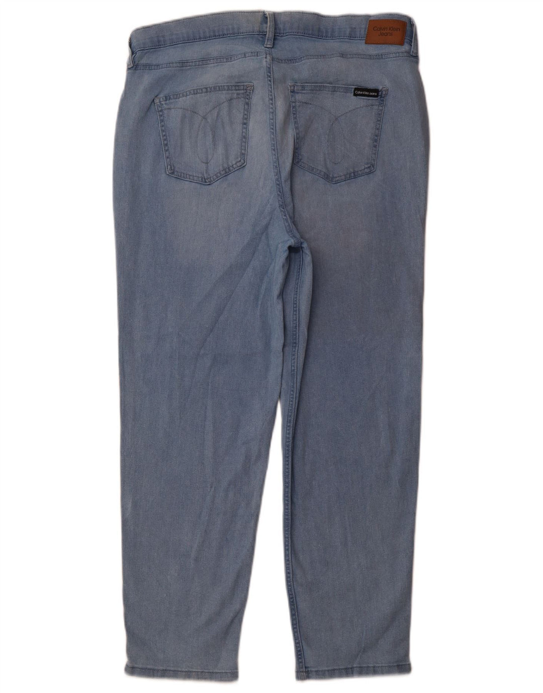 Calça Jeans Calvin Klein Feminina Crop Slim US 16 Grande W33 L26 Azul Algodão