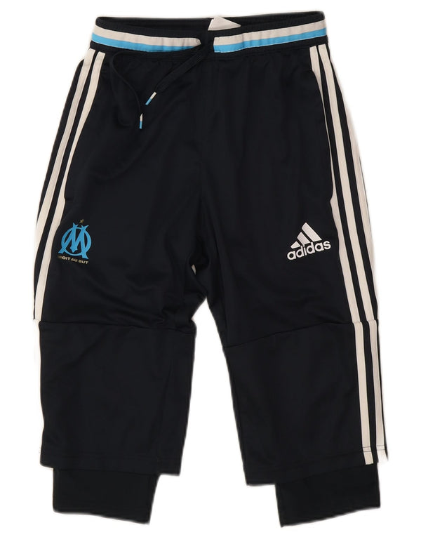 Adidas Womens Graphic Bermuda Sport Shorts UK 4 XS Azul Marinho Poliéster