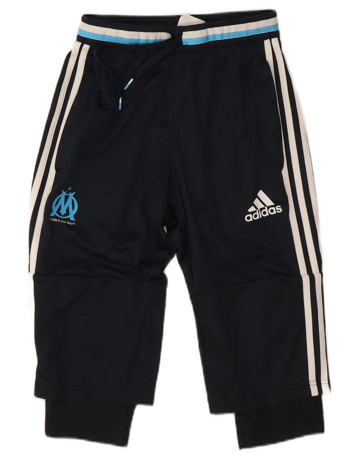 Adidas Womens Graphic Bermuda Sport Shorts UK 4 XS Azul Marinho Poliéster