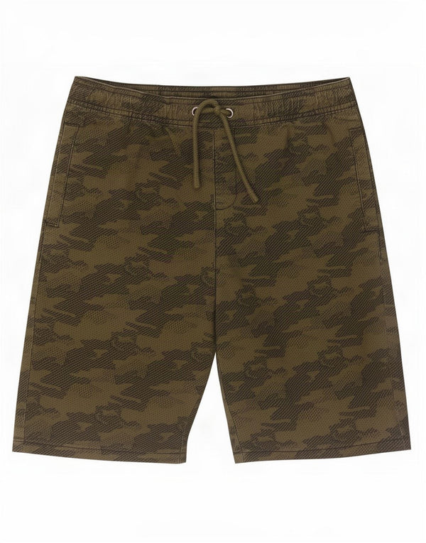 Shorts casuais masculinos Marks & Spencer 13-14 anos W30 algodão camuflado cáqui