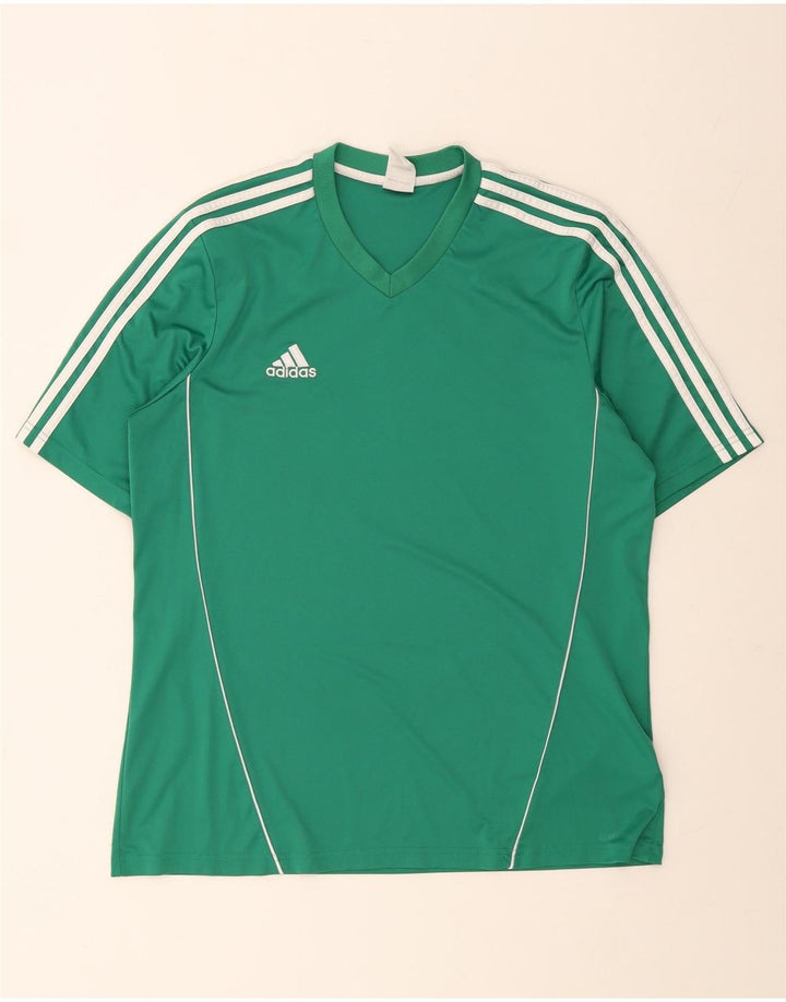 Camiseta masculina Adidas Top XL verde poliéster