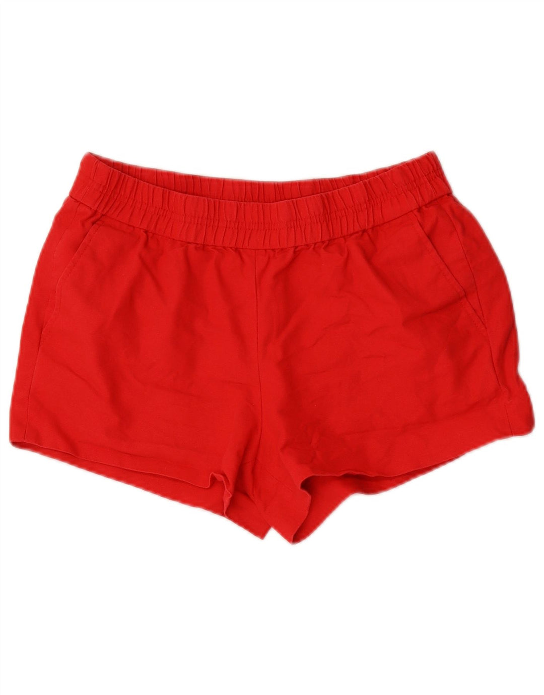 J. Crew Shorts esportivo feminino US 6 médio W28 algodão vermelho