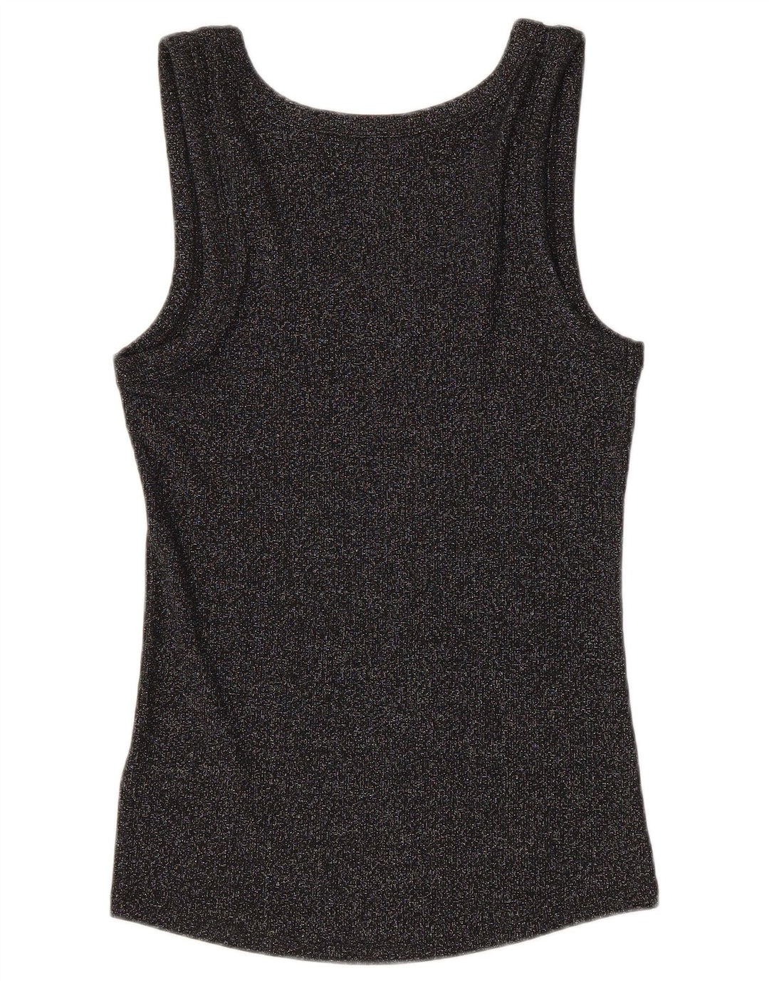 Colete feminino Marks & Spencer UK 12 algodão manchado preto médio