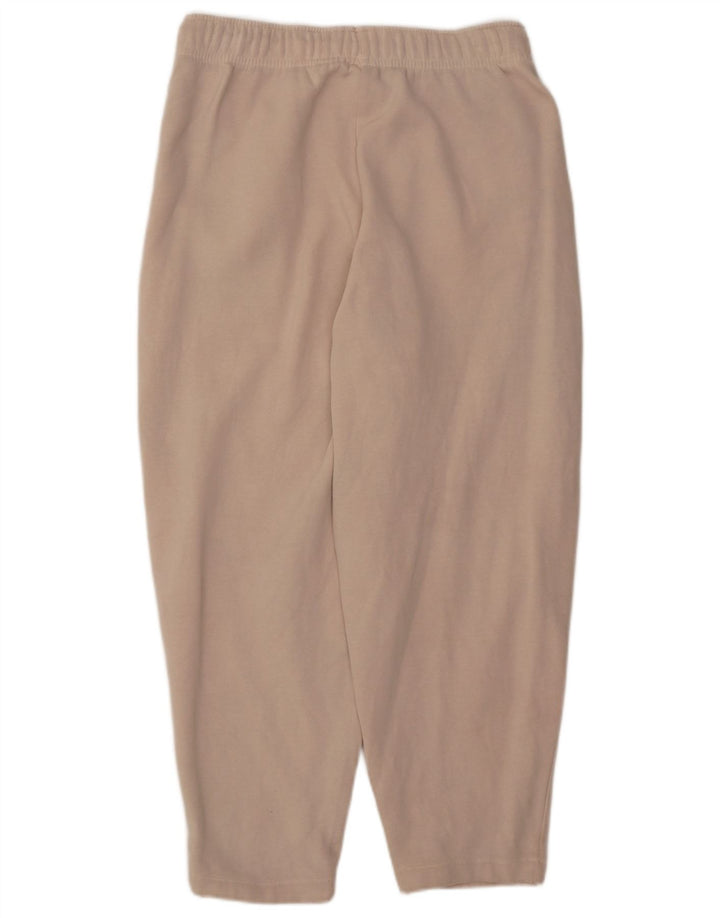 Calça de treino feminina Nike UK 14 algodão bege médio