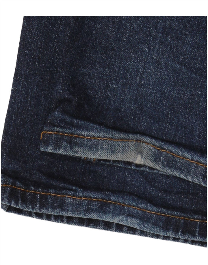 LEVI'S Masculino 514 Straight Jeans W38 L34 Azul Algodão
