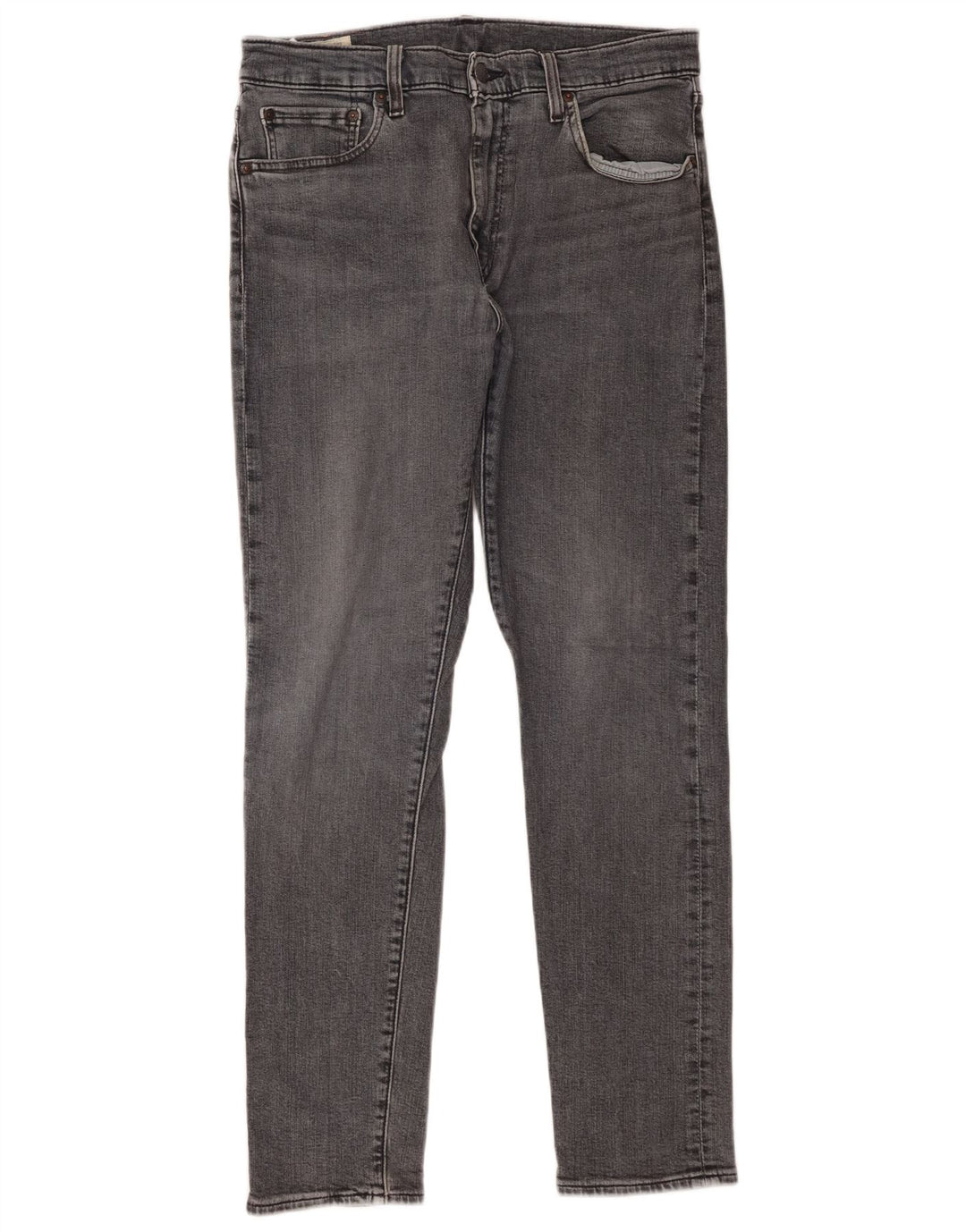 Calça jeans masculina Levi's 512 Slim Tapered W33 L32 cinza algodão