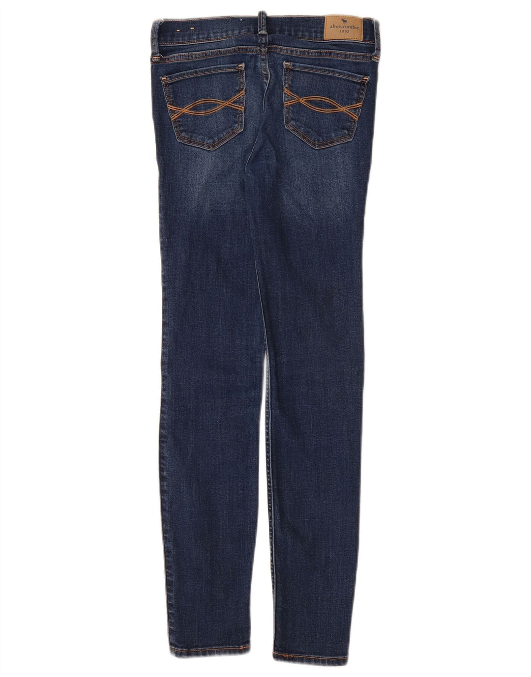 ABERCROMBIE & FITCH Jeans Super Skinny para meninos 11-12 anos W24 L26 Azul