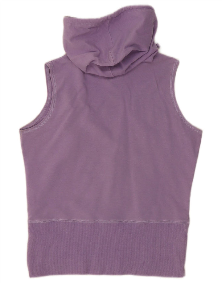 Jumper feminino com capuz gráfico CALVIN KLEIN JEANS Reino Unido 12 médio roxo