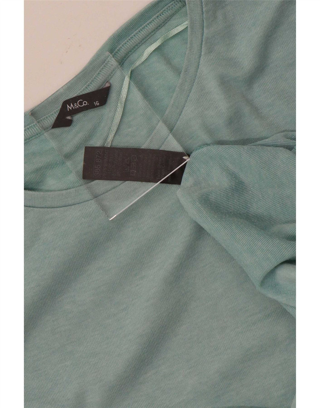 Top T-Shirt Menina M&Co 15-16 Anos Verde Poliéster