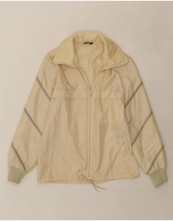 RODEO Womens Rain Jacket EU 38 Medium Beige Nylon Vintage Rodeo and Second-Hand Rodeo from Messina Hembry 