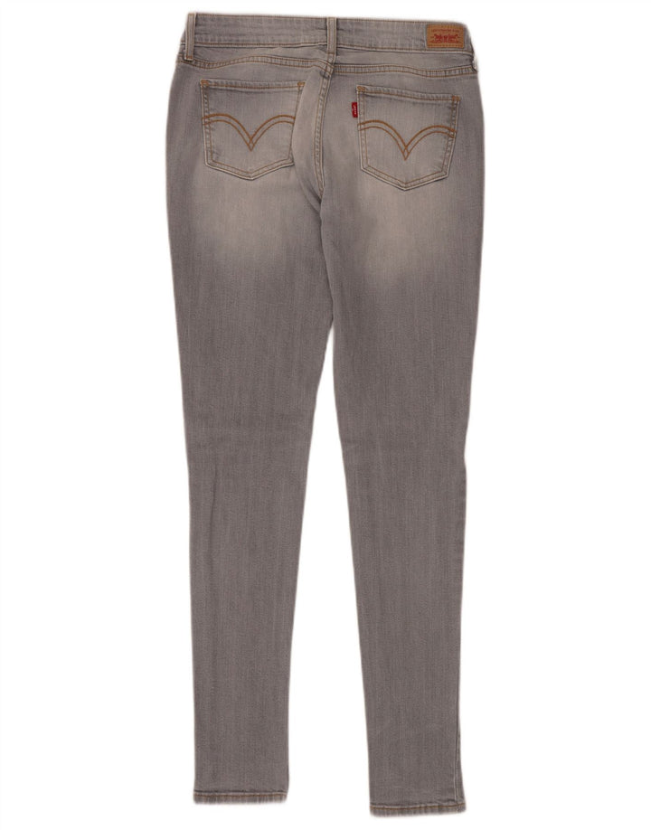 LEVI'S Feminino 535 Legging Jeans Skinny W30 L32 Algodão Cinza
