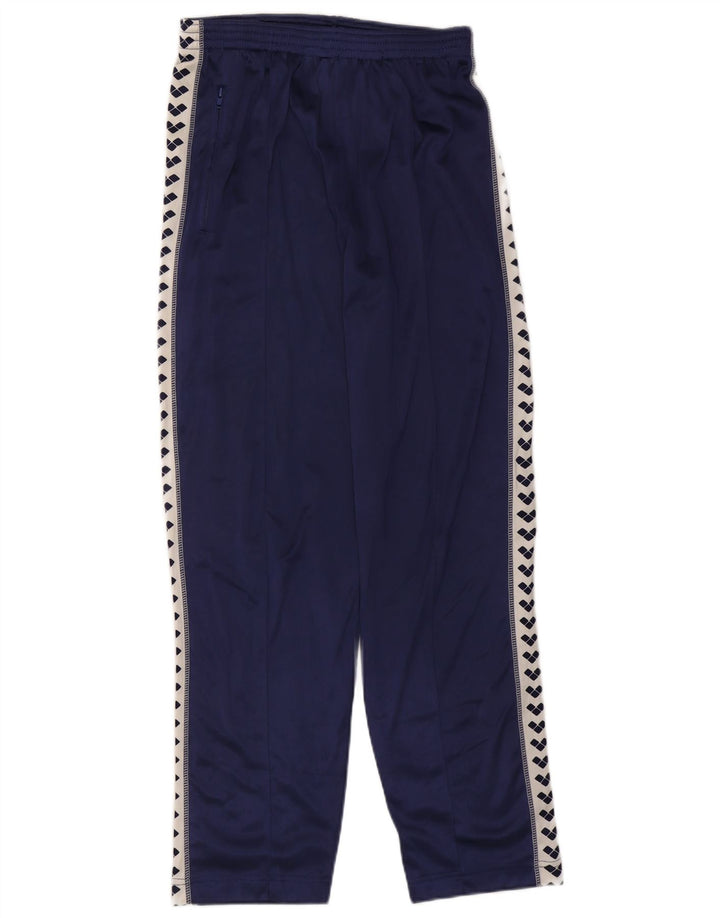 Calça esportiva masculina ARENA grande bloco colorido azul marinho