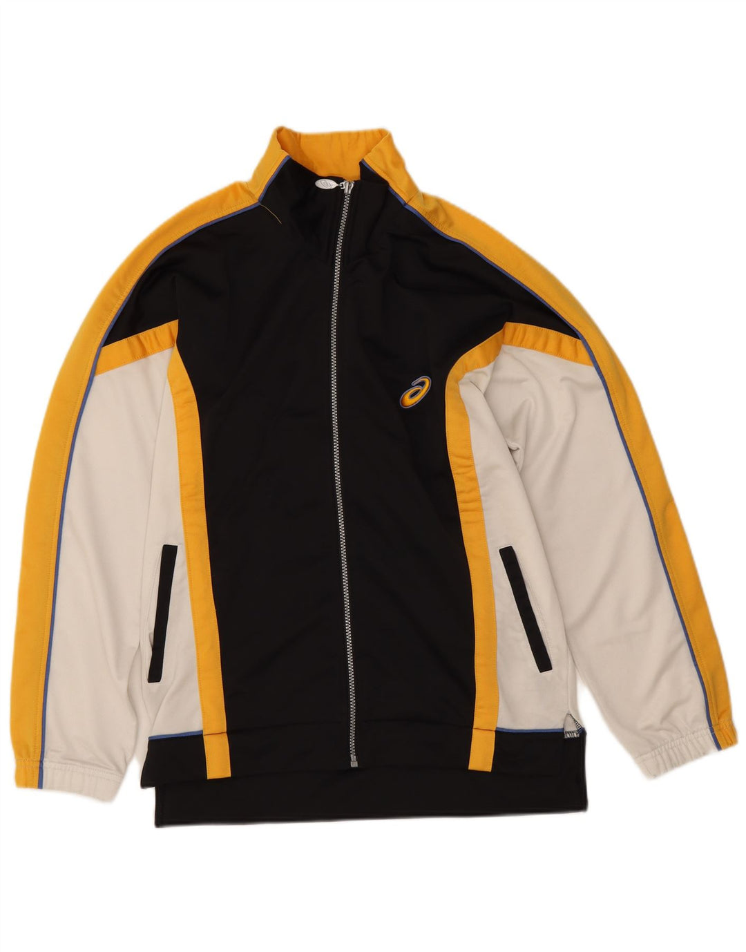 Jaqueta Asics Masculina Graphic Tracksuit XS Preto Colourblock Poliéster