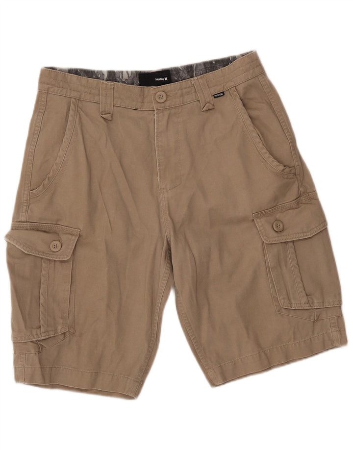 Shorts cargo masculino HURLEY W30 algodão bege médio