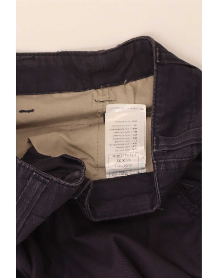 Calça cargo masculina Carhartt W31 L32 algodão preto