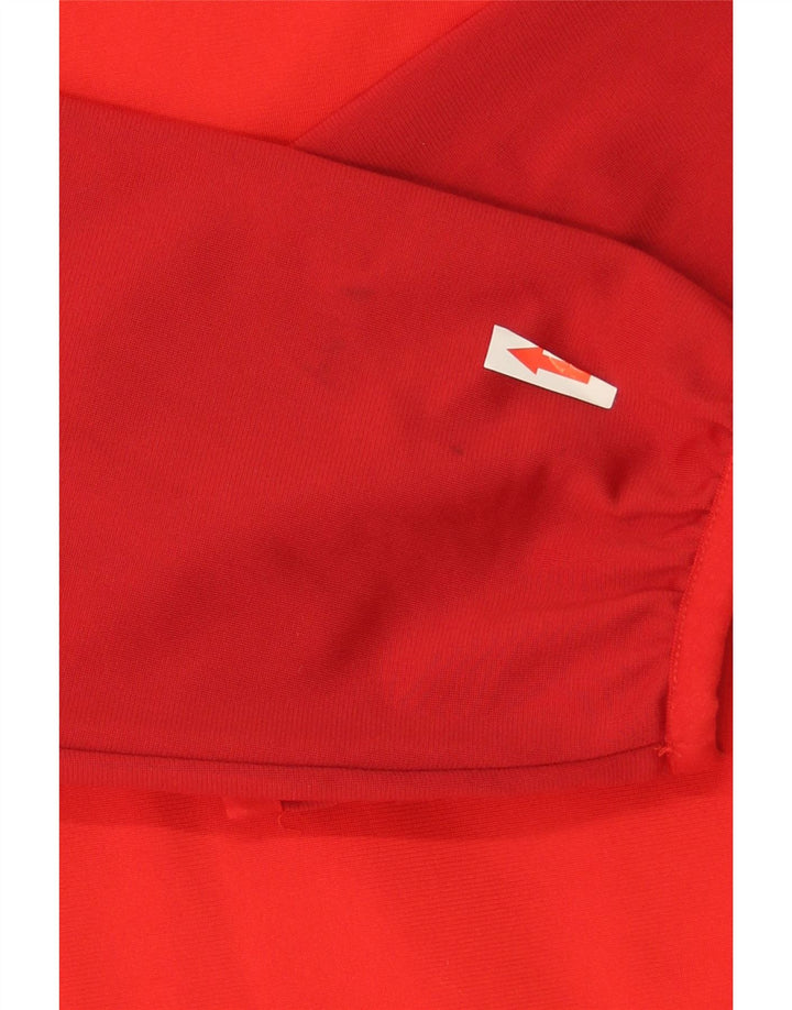 Jaqueta Puma Boys Graphic Tracksuit Top 15-16 Anos Vermelho Colorblock