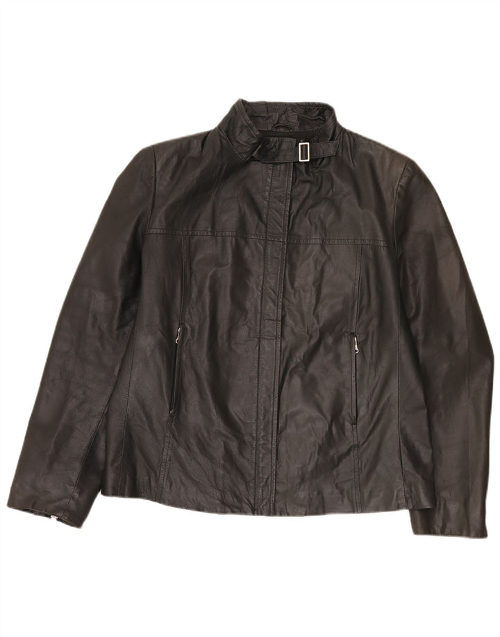 Jaqueta feminina de couro Free Heron da Conbipel IT 48 XL preta