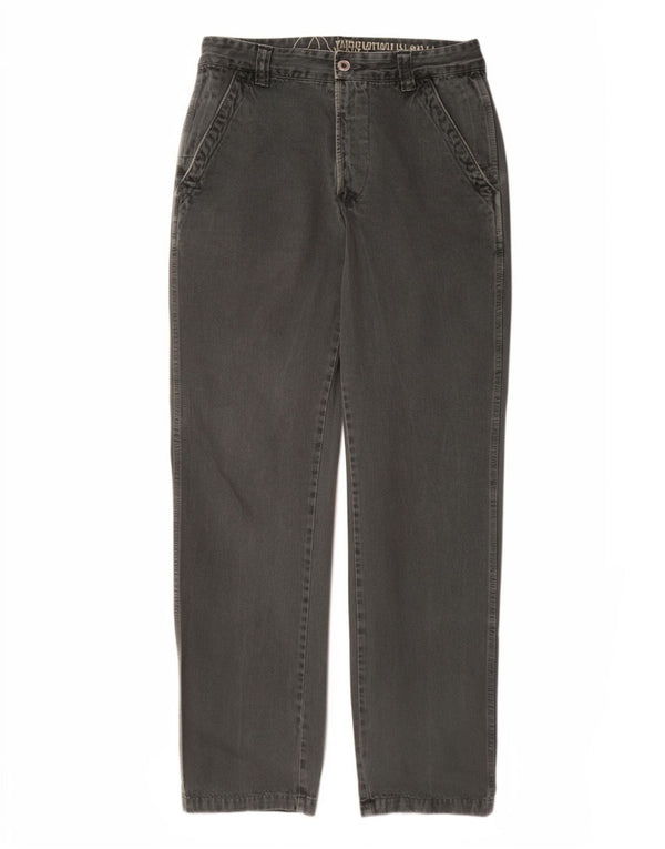 Calça cargo reta masculina Murphy & Nye W31 L31 algodão cinza