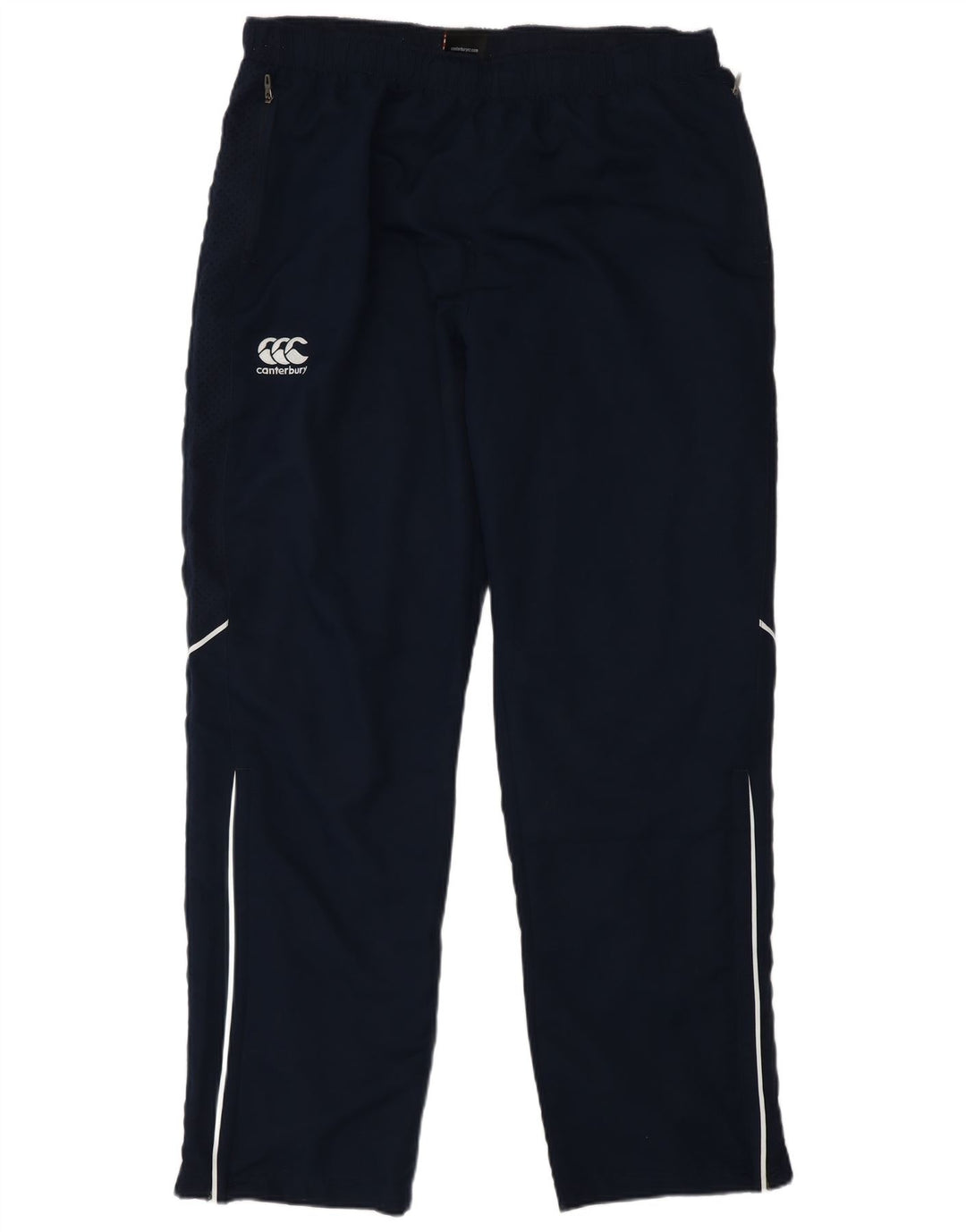 Calça de treino masculina Canterbury XL azul marinho poliéster