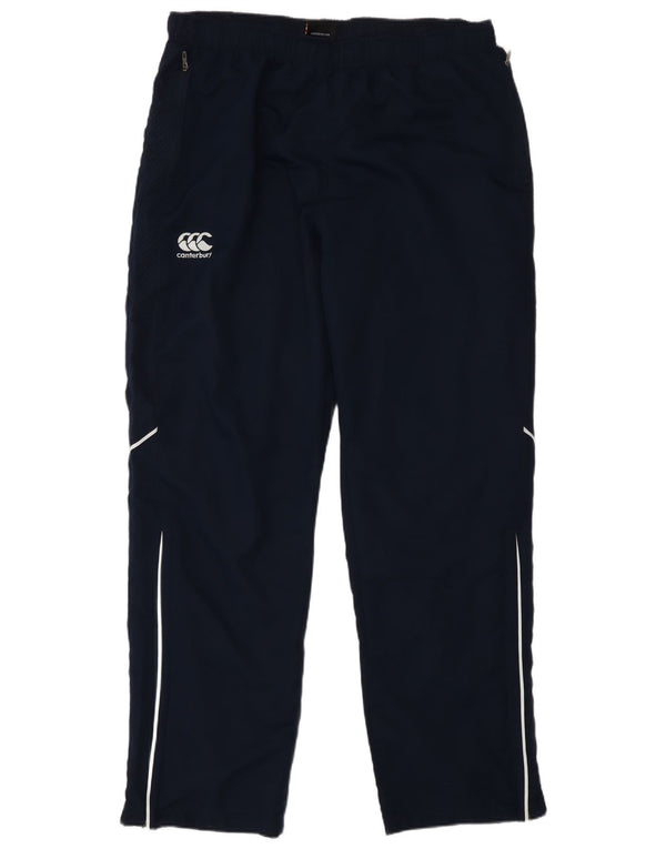 Calça de treino masculina Canterbury XL azul marinho poliéster