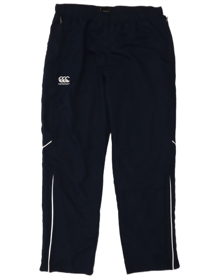 Calça de treino masculina Canterbury XL azul marinho poliéster