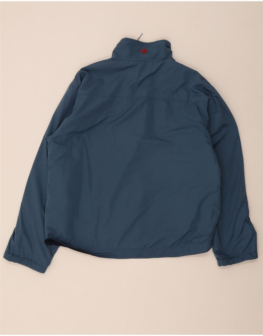 Fat Face Mens Zip Neck Reversível Fleece Jumper Médio Poliéster Azul Marinho