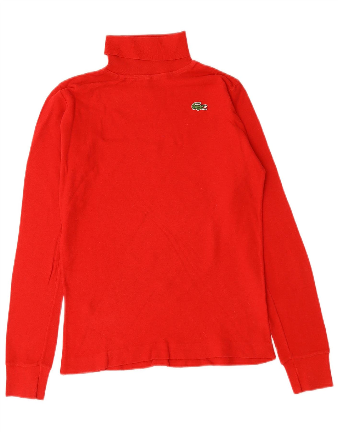 Suéter feminino Lacoste com gola redonda 13-14 anos vermelho