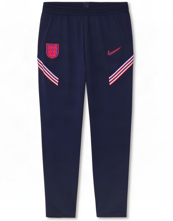 Calça de treino masculina Nike Inglaterra XL poliéster listrado azul marinho