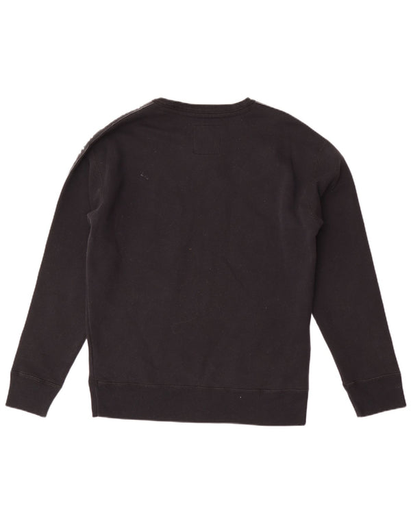 Hollister moletom masculino gráfico jumper pequeno preto colorblock