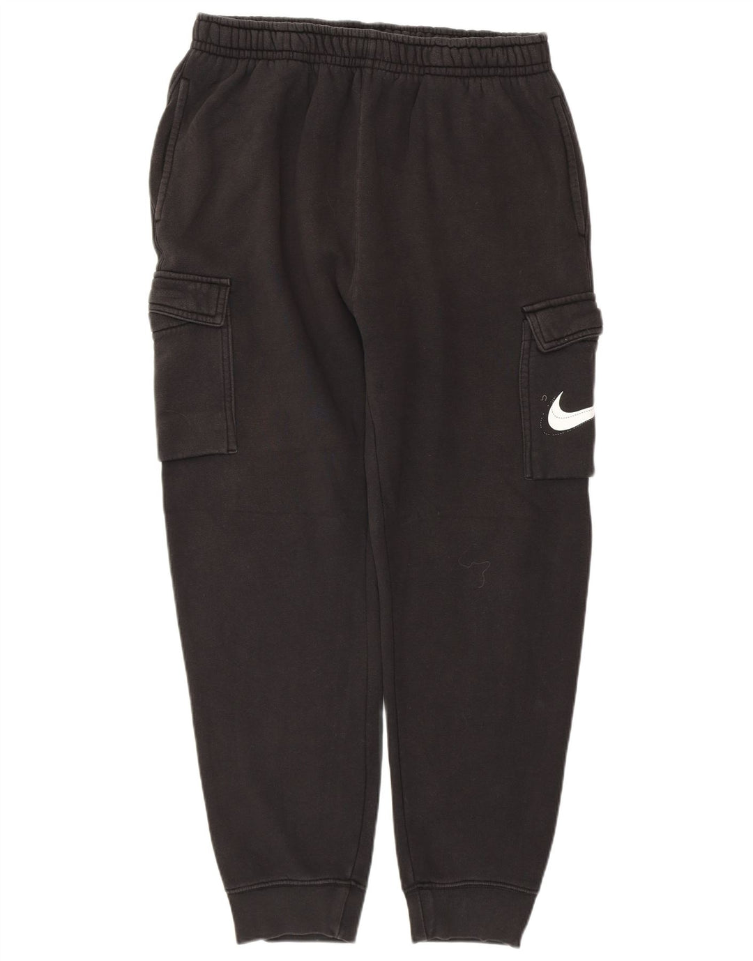 Calça de treino masculina NIKE Graphic Cargo Joggers grande algodão preto